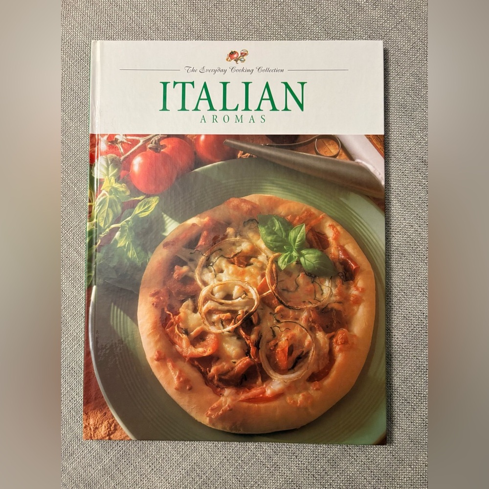 Italian Aromas Cookbook - Green and Red Cover